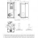 Falownik VFD007FP4EA-52S VFD-CFP2000 Delta Electronics 3-fazowy o mocy 0,75 kW